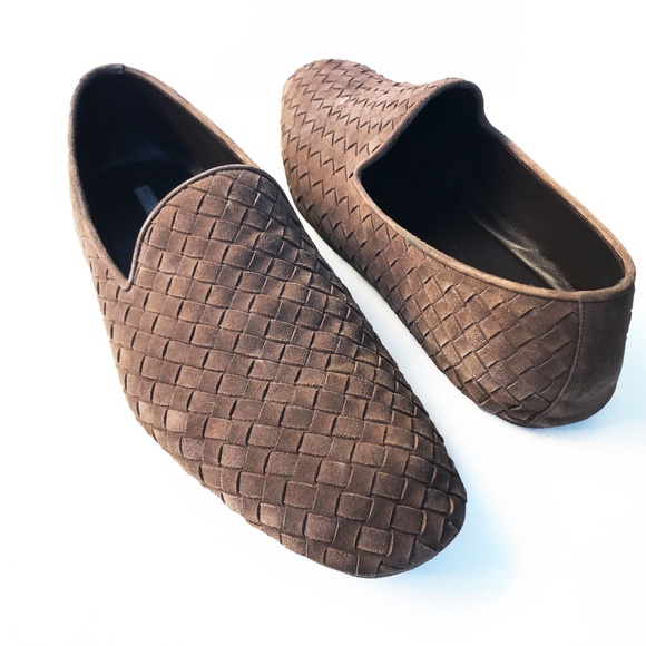 BOTTEGA VENETA ITALIAN BEIGE GENUIN LEATHER CASUAL LOAFERS MEN\'S SHOE SIZE 42 main image 8